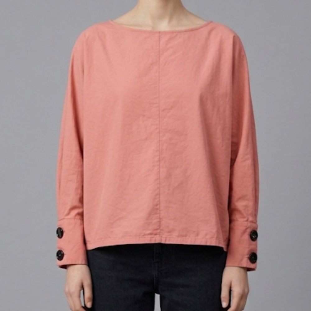 Zara Boxy Button Wrist Top
